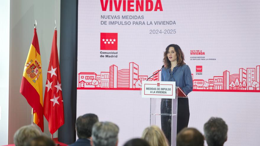 La presidenta durante la presentación