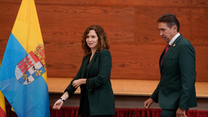 La presidenta durante la reunión del Consejo de Gobierno