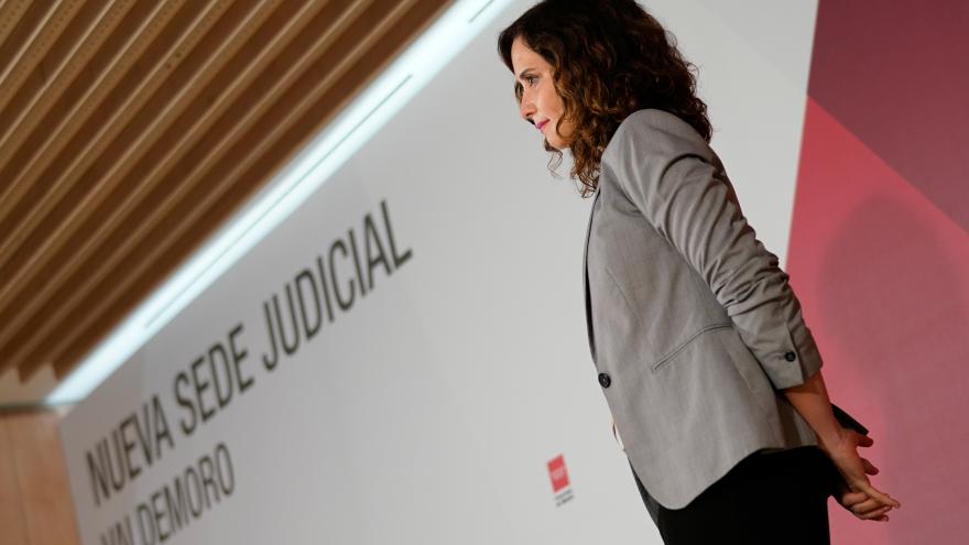 La presidenta durante su visita a la nueva sede 
