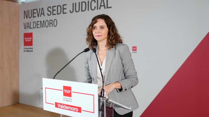 La presidenta durante su intervención