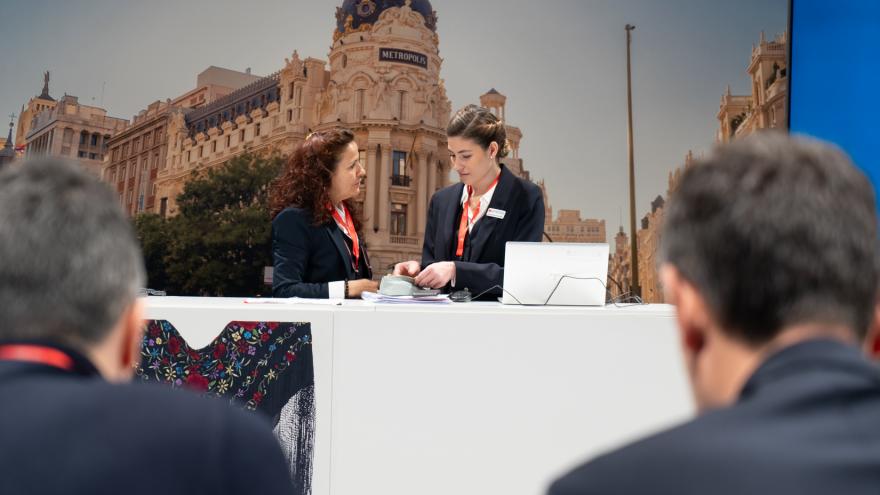 Recepción hotelera