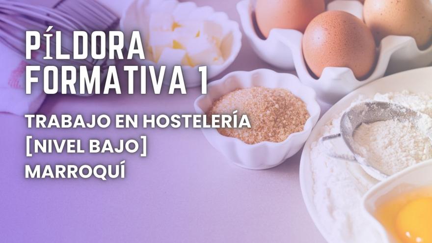 Gráfico Píldora formativa hostelería marroquí nivel bajo