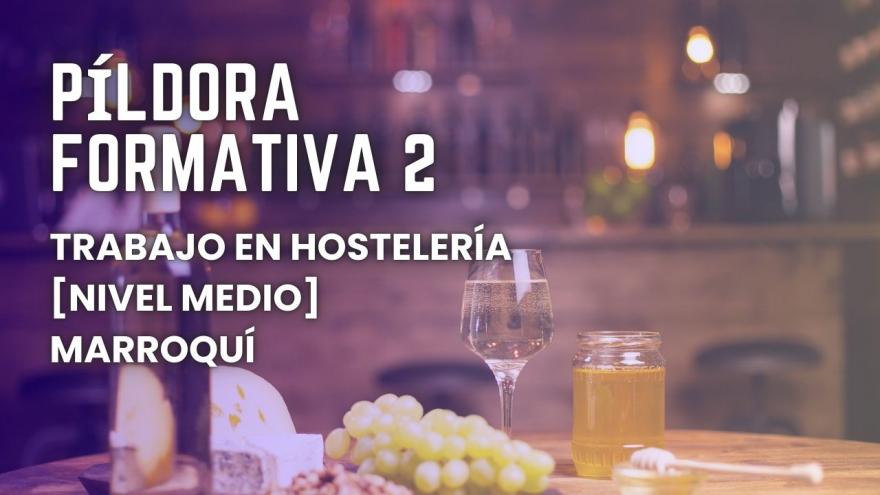 Gráfico Píldora formativa hostelería marroquí nivel medio