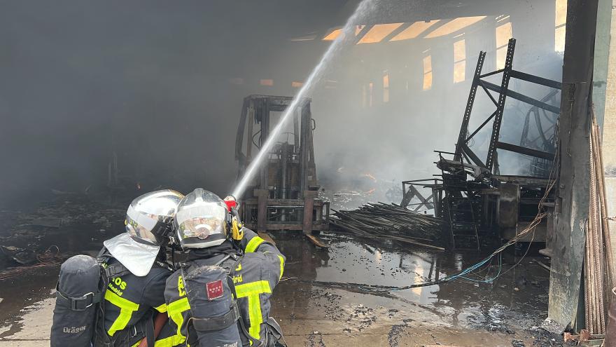 Intervención del Cuerpo de Bomberos de la Comunidad de Madrid