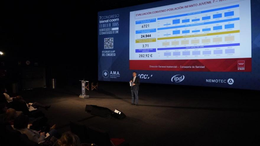 José Enrique Villares en el Congreso de Odontología