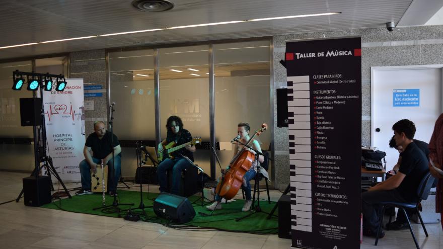 El Taller de Música del Ayuntamiento de Alcalá organizó el concierto en el vestíbulo del HUPA