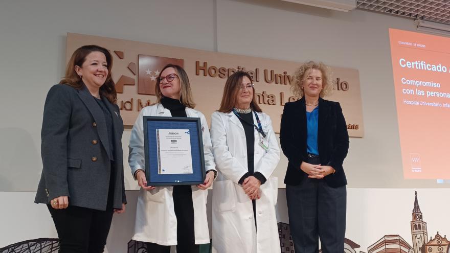 Certificación AENOR Compromiso con las Personas Mayores Hospital Universitario Infanta Leonor