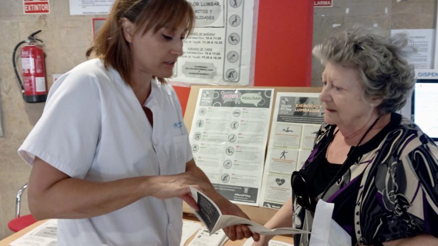 intervención comunitaria de fisioterapia en el centro de salud lucero