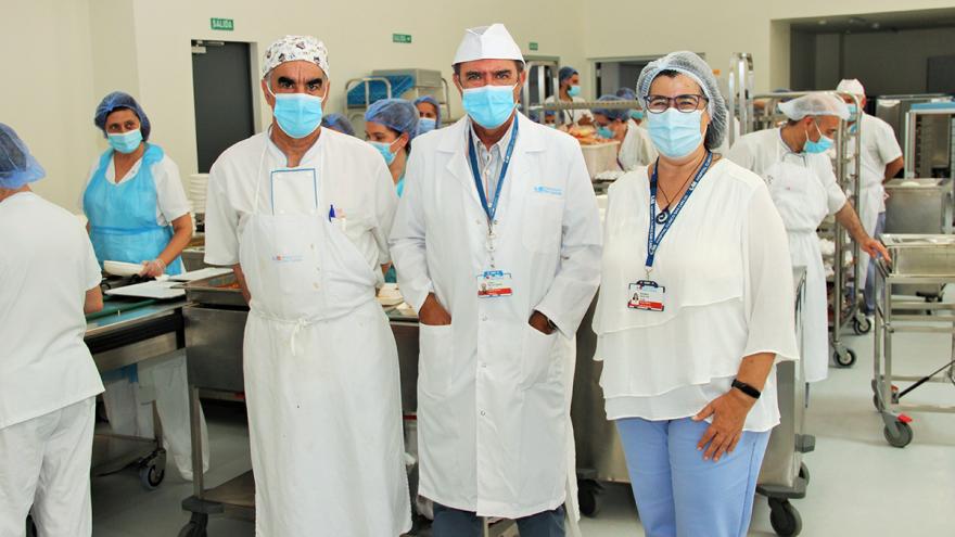 Responsables del Servicio de Hostelería del Hospital Clínico San Carlos