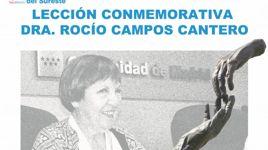 II Lección conmemorativa Dra. Rocío Campos Cantero Cartel anunciador de la Lección conmemorativa