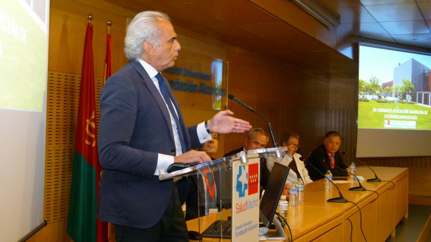 Enrique Ruiz Escudero Consejero de Sanidad de la Comunidad de Madrid