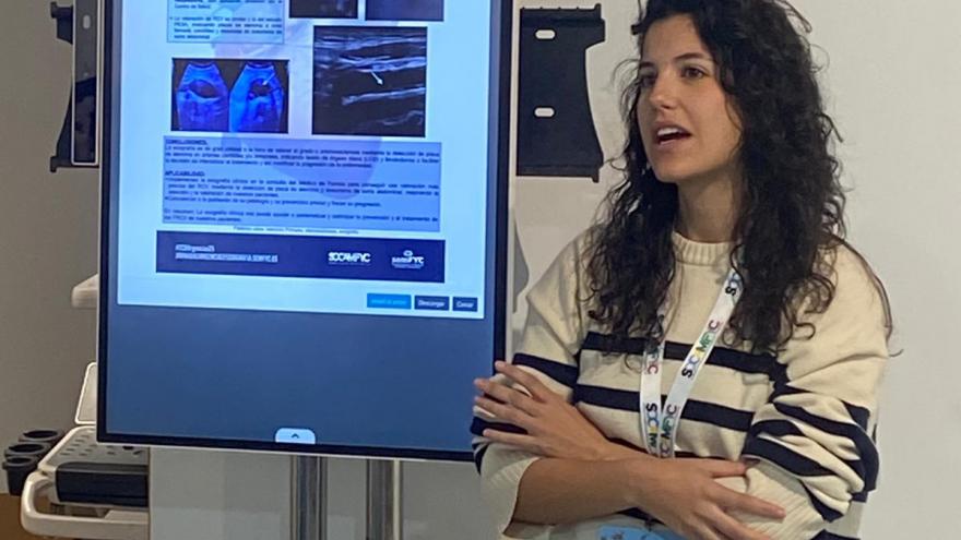 Participante en las jornadas de ecografía