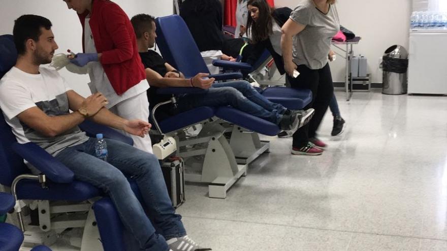 Sala de donación de sangre del Hospital del Henares