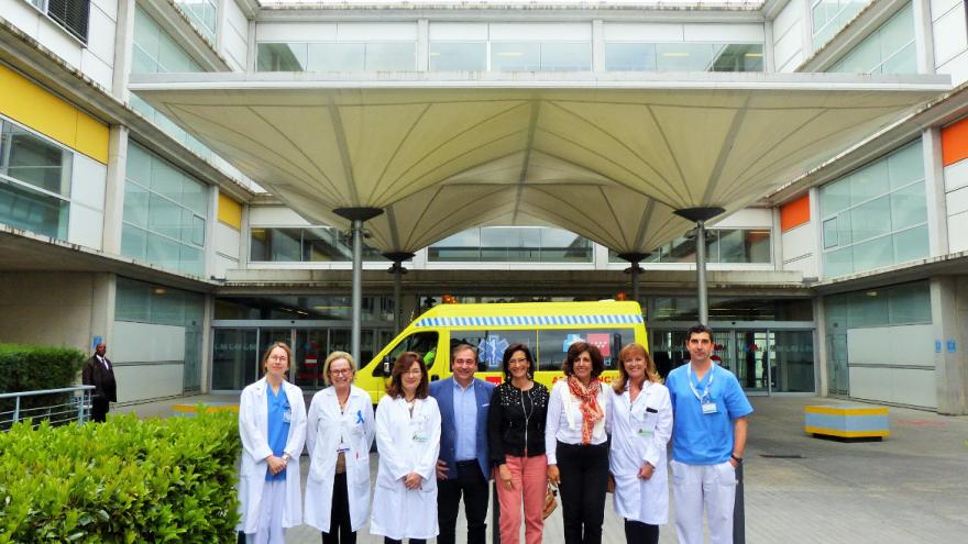 Docentes de Enfermería de una universidad portuguesa visitan el Hospital Universitario Infanta Leonor