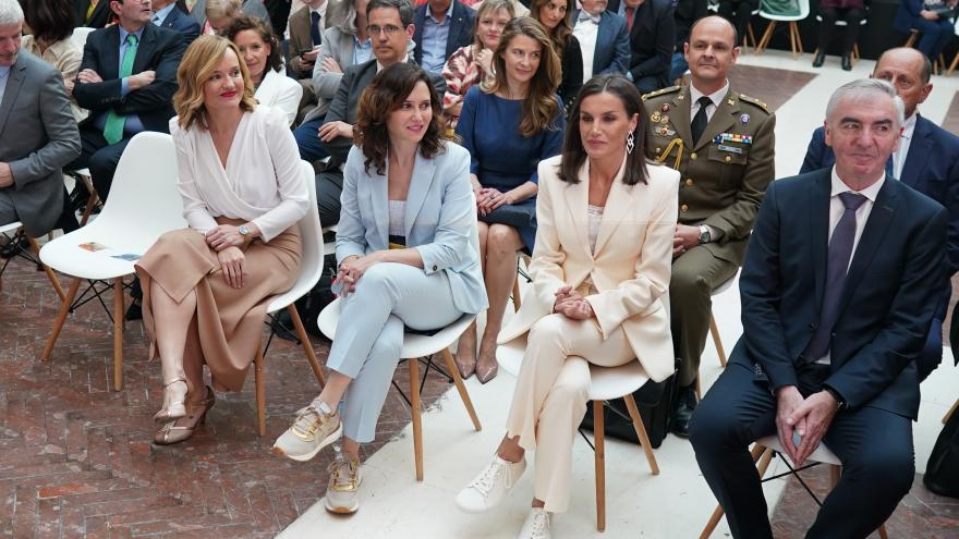 La presidenta Isabel Díaz Ayuso en los Premios SM