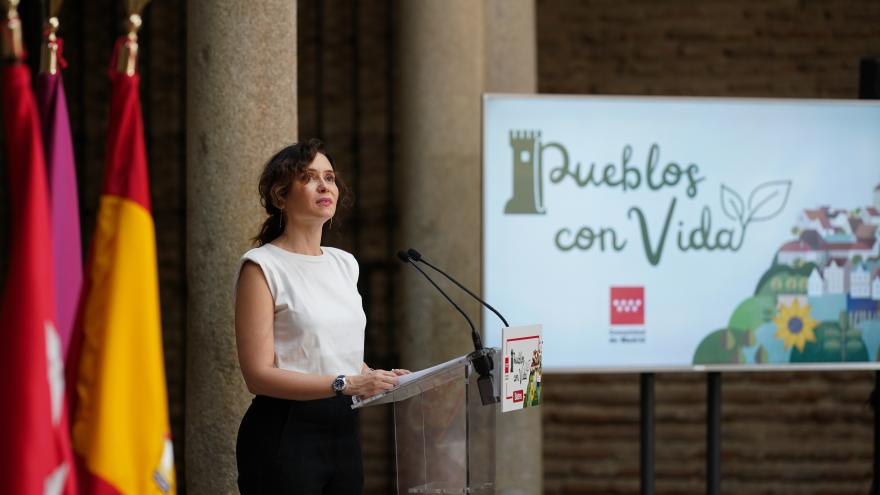 Díaz Ayuso presenta un nuevo Programa para que todos los municipios de la Comunidad de Madrid sean Pueblos con Vida La presidenta Isabel Díaz Ayuso