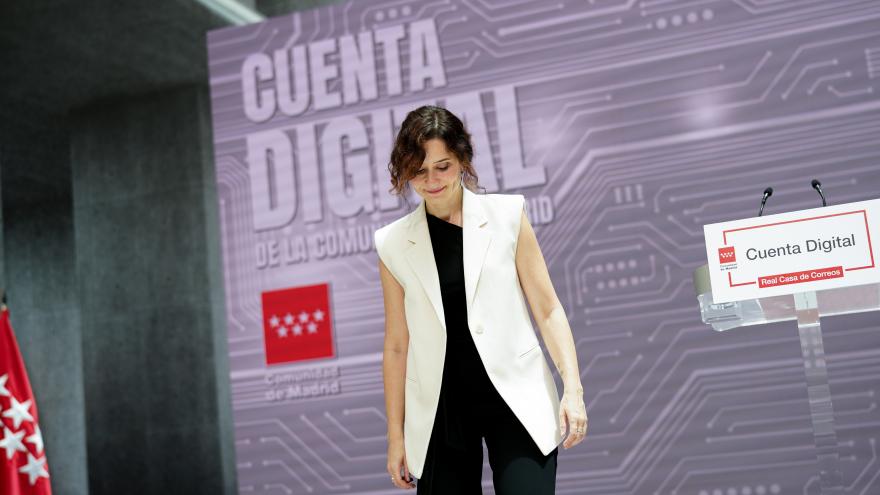 La presidenta Isabel Díaz Ayuso