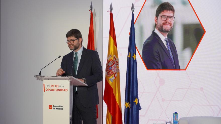 Foto acto clausura Viceconsejero Economía y Empleo