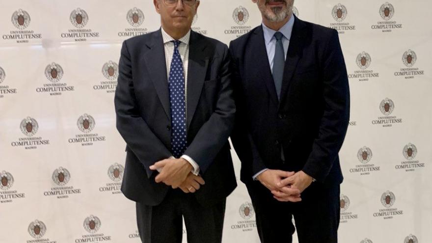 El consejero Enrique Ossorio en la Facultad de Derecho de la Complutense