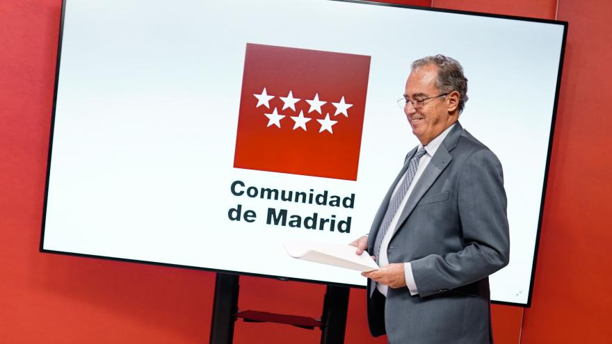 El vicepresidente Enrique Ossorio en rueda de prensa
