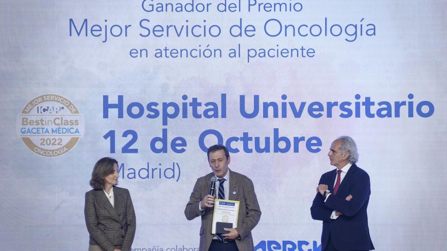 El consejero Enrique Ruiz durante la entrega de los premios