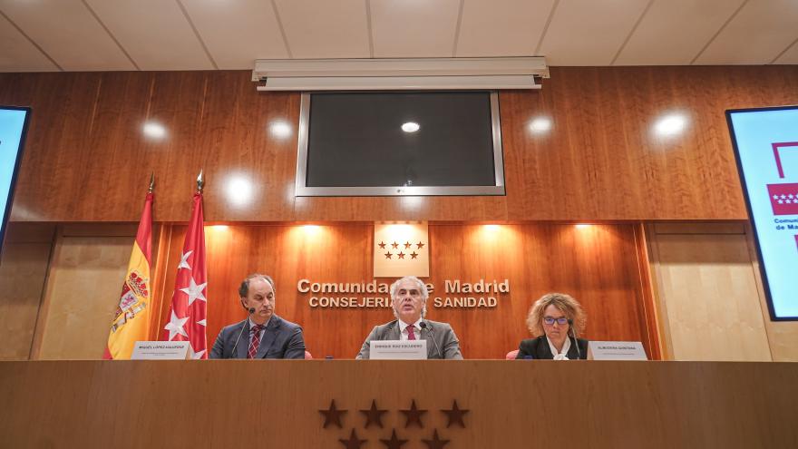 El consejero Enrique Ruiz en la presentación del proyecto piloto