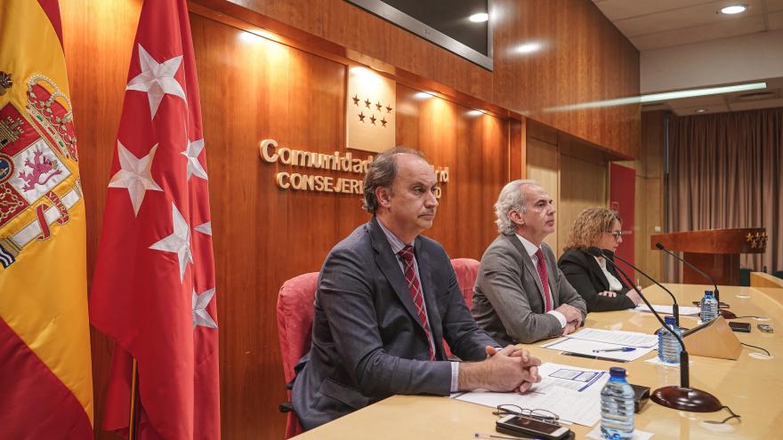 El consejero Enrique Ruiz en la presentación del proyecto piloto