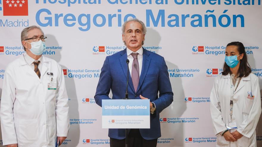 El consejero durante su intervención en la presentación