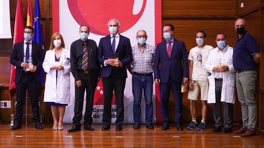 El consejero en funciones durante el acto