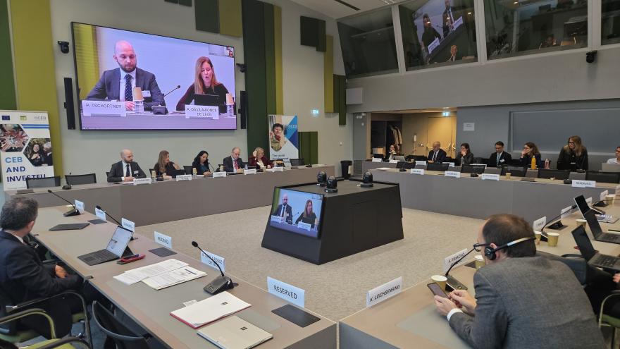 El Banco de Desarrollo del Consejo de Europa estudiará financiar proyectos de las 40 nuevas residencias y 40 centros de día de la Comunidad de Madrid La consejera Dávila