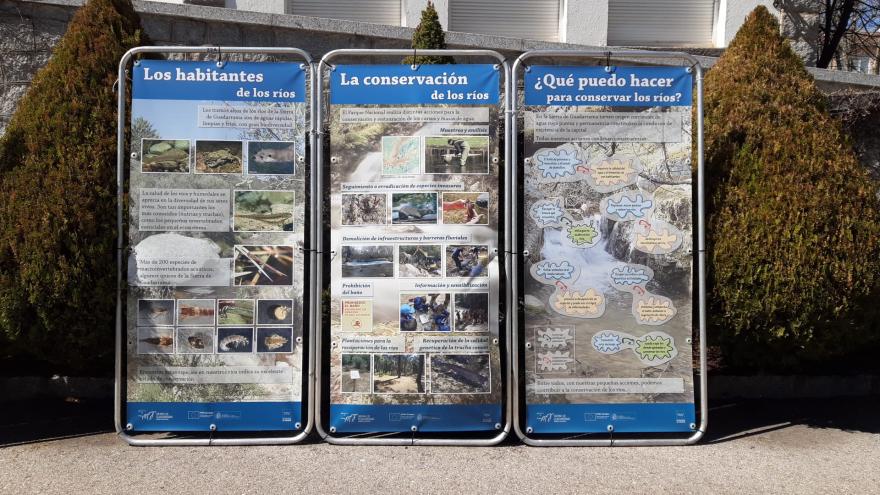 La importanica del agua Paneles de la exposición