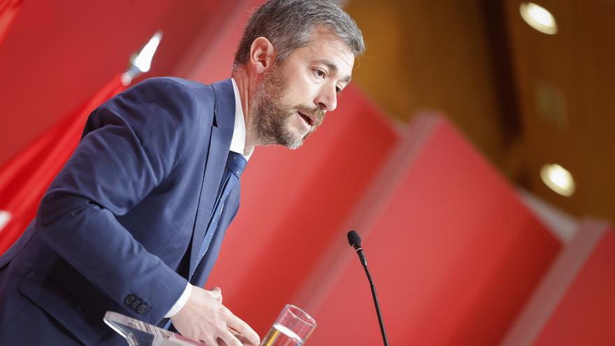 El consejero García Martín en rueda de prensa