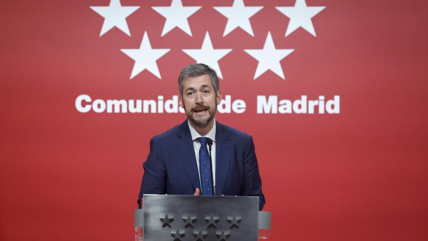 El consejero García Martín en rueda de prensa