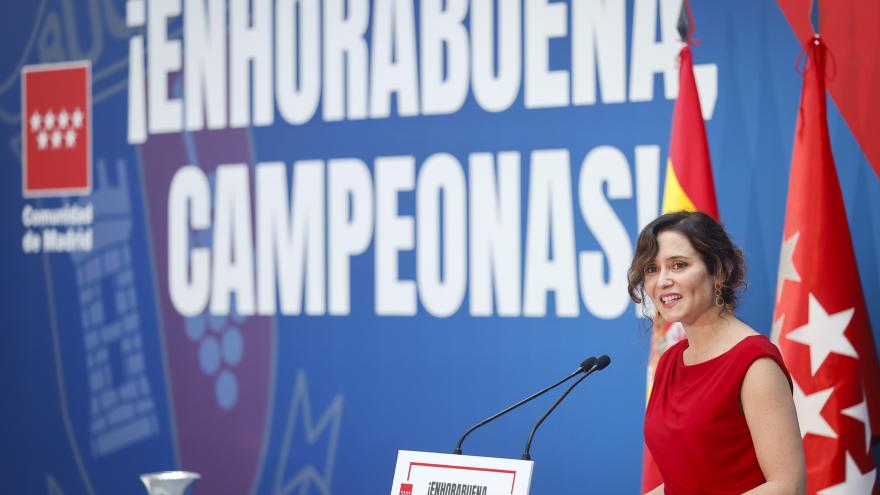 Imagen de cabecera #0 de la página de "Díaz Ayuso: “Es un orgullo que cada vez más mujeres sean campeonas, dando ejemplo y rompiendo moldes” "