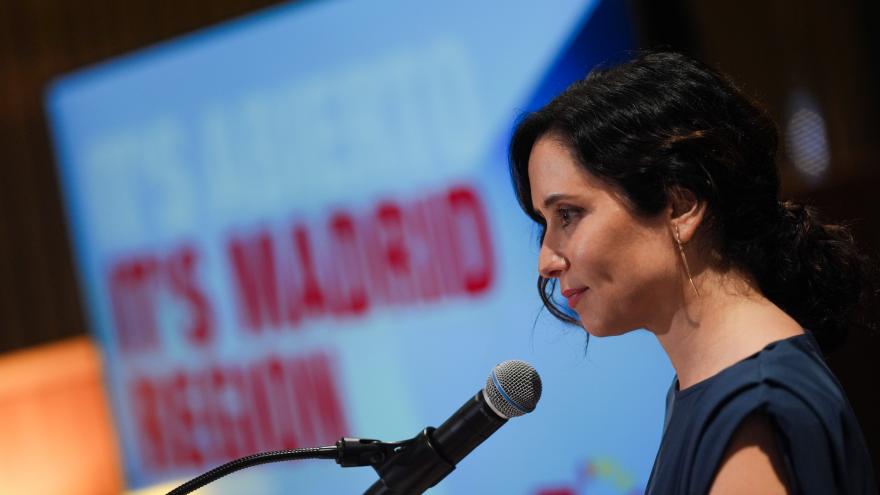 La presidenta Isabel Díaz Ayuso