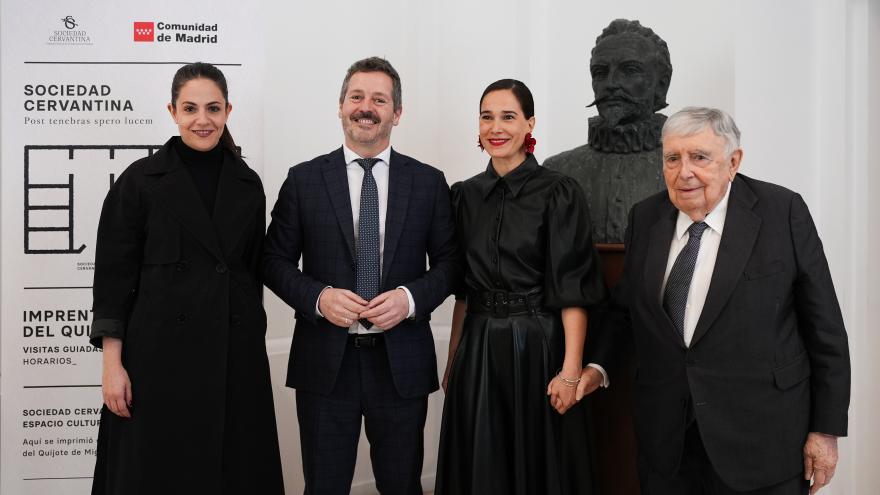 Mariano de Paco presenta un proyecto junto a la Sociedad Cervantina