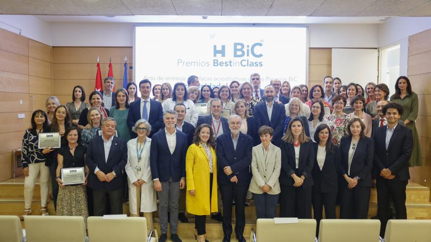 La consejera en el acto