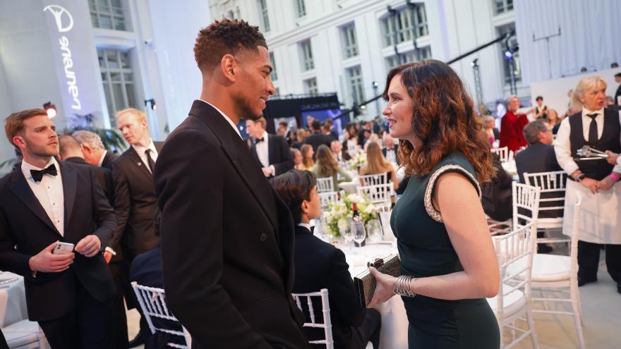La presidenta Isabel Díaz Ayuso en los Premios Laureus