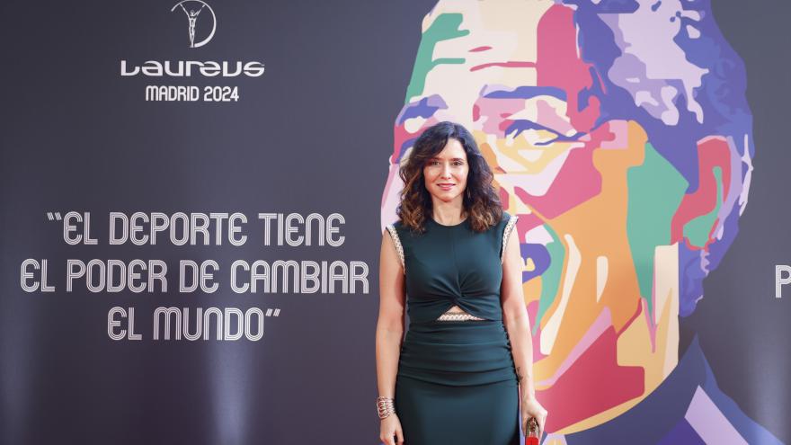 La presidenta Isabel Díaz Ayuso en los Premios Laureus