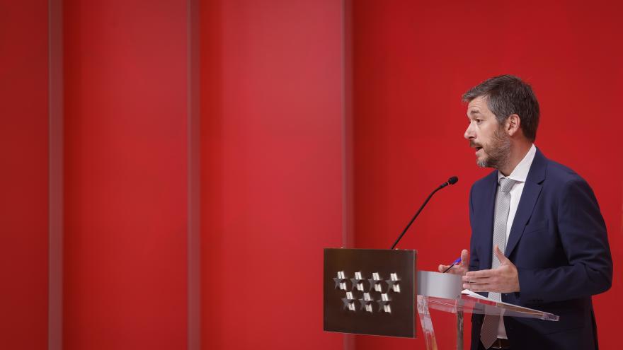 Los consejeros en rueda de prensa 