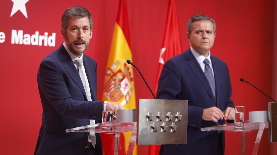 Counselors at a press conference