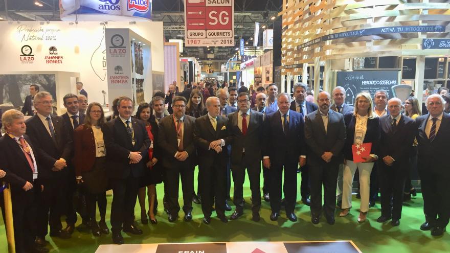 Rollán asiste a la inauguración de la Feria Internacional de Alimentación y Bebidas de Calidad, que se celebra hasta el jueves