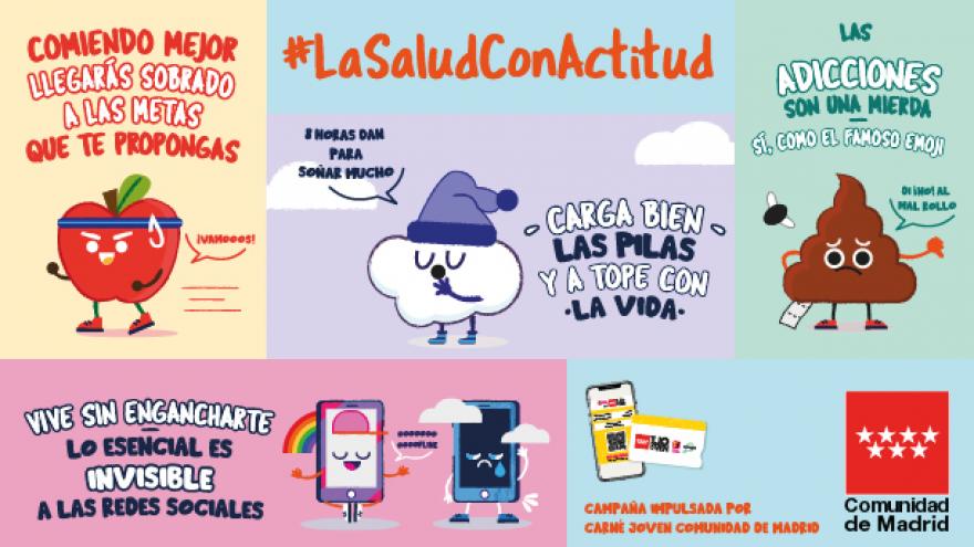 Lanzamos la campaña #LaSaludConActitud para promover hábitos de vida saludable entre los jóvenes | Comunidad de Madrid Lanzamos la campaña #LaSaludConActitud para promover hábitos de vida saludable entre los jóvenes | Comunidad de Madrid