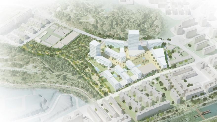 Plano de un Plan General de Ordenación Urbana