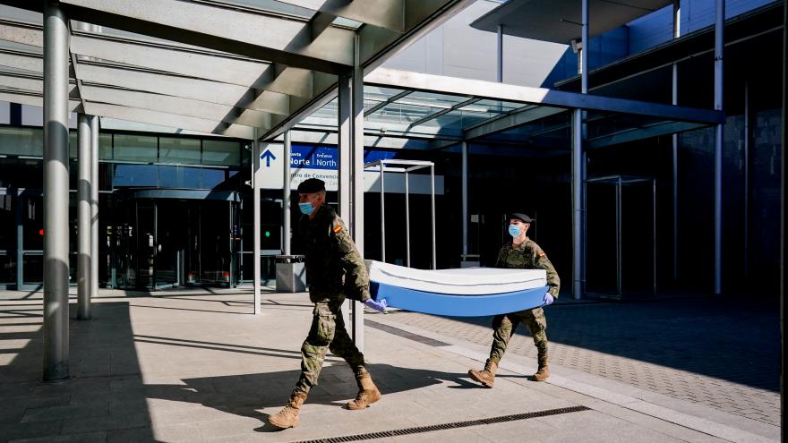 La Comunidad de Madrid habilita 814 camas más en el hospital de IFEMA, visitado hoy por el Rey Hospital IFEMA