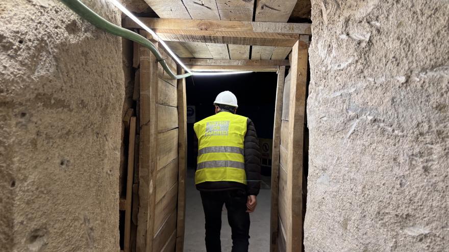 obras de la nueva estación de Metro Santiago Bernabéu