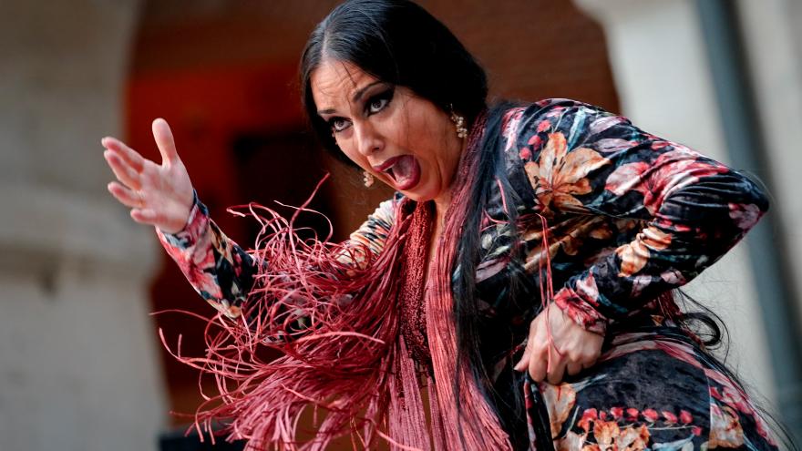 parte de la actuación del cuadro flamenco “Bulería”