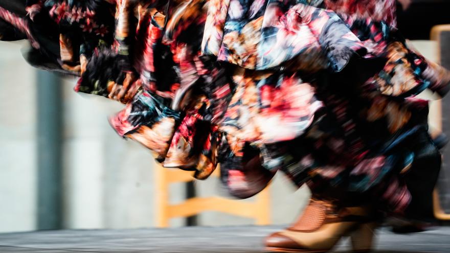 parte de la actuación del cuadro flamenco “Bulería”
