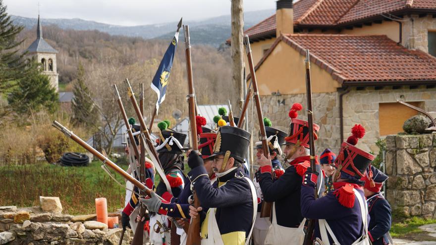 Batalla de Somosierra de 1808 recreación de la Batalla de Somosierra de 1808
