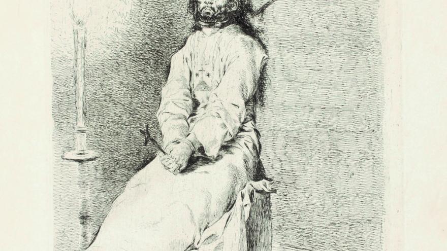 Goya - El agarrotado